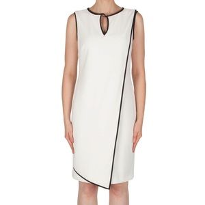 NWT Joseph Ribkoff Vanilla & Black Dress, Size 10